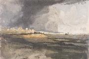 Samuel Palmer At Hailsham,Storm Approaching oil on canvas